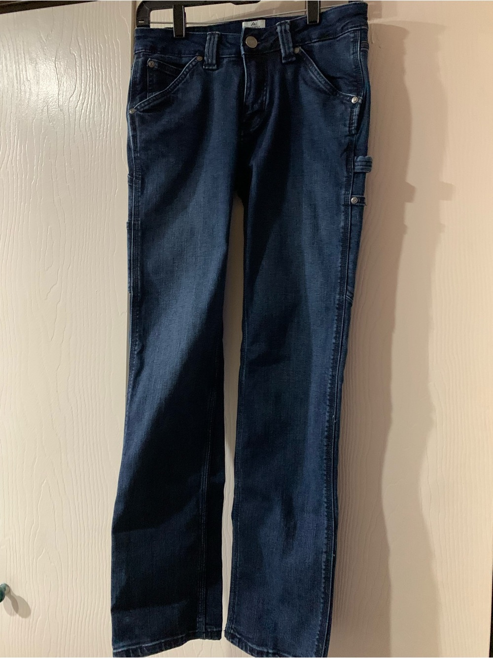 Dark Blue womens Straight-Leg Jeans